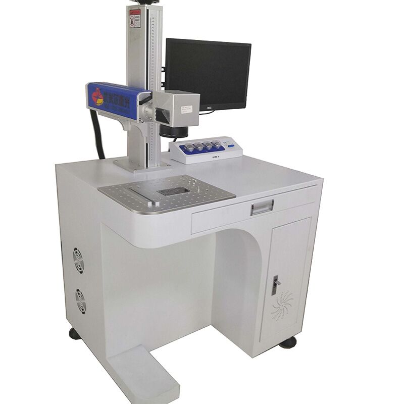 Mașină de marcat laser cu fibra de rază IPG de 20W \/ 30W \/ 50W alb de înaltă calitate pentru echipament de fabricare a gravorului cu bijuterii metalice